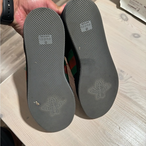 Gucci Screener Suede Black Green - Picture 4 of 6